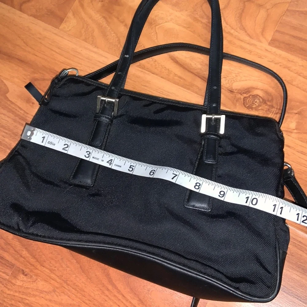 Coach Fabric and Leather Crossbody Bag with Removable Strap